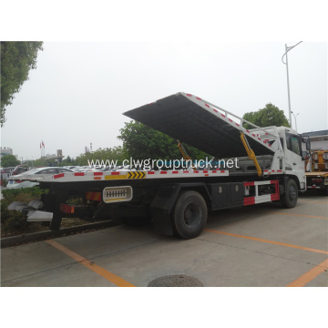 Dongfeng 4x2 flatbed road wrecker in Africa